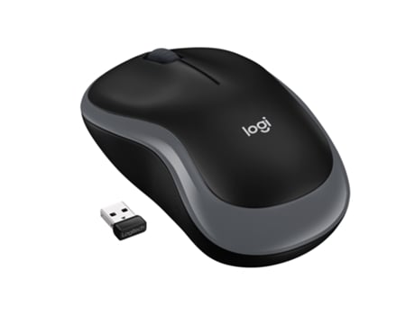 Ratón LOGITECH M185 (Inalámbrico - Casual - 1000 dpi - Negro)