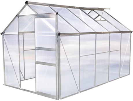 Invernadero HABITAT ET JARDIN en Policarbonato Hortensia 6m² Transparente