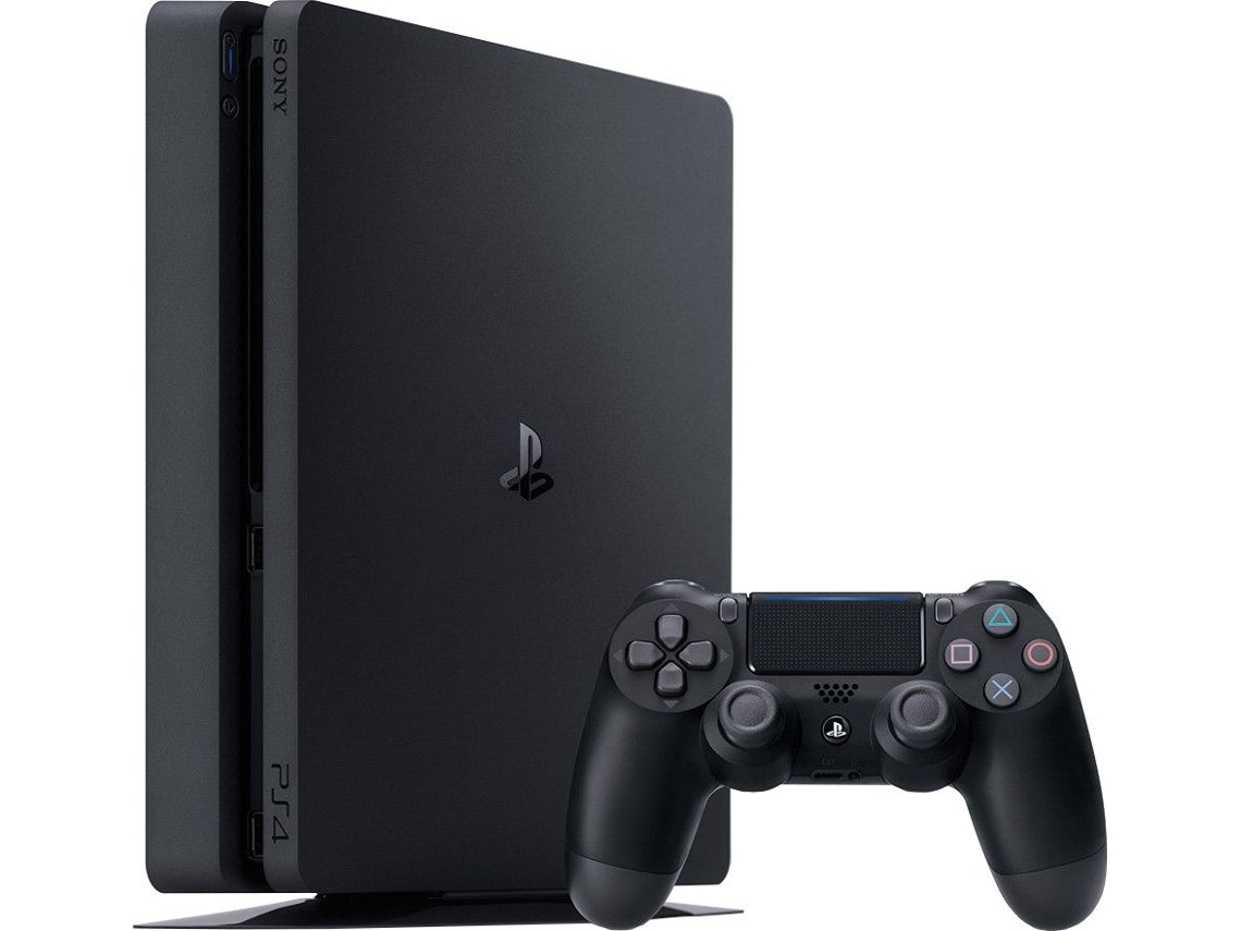 PlayStation 4 Slim SONY (Reacondicionado - Marcas Mínimas - 500 Go - Negro)