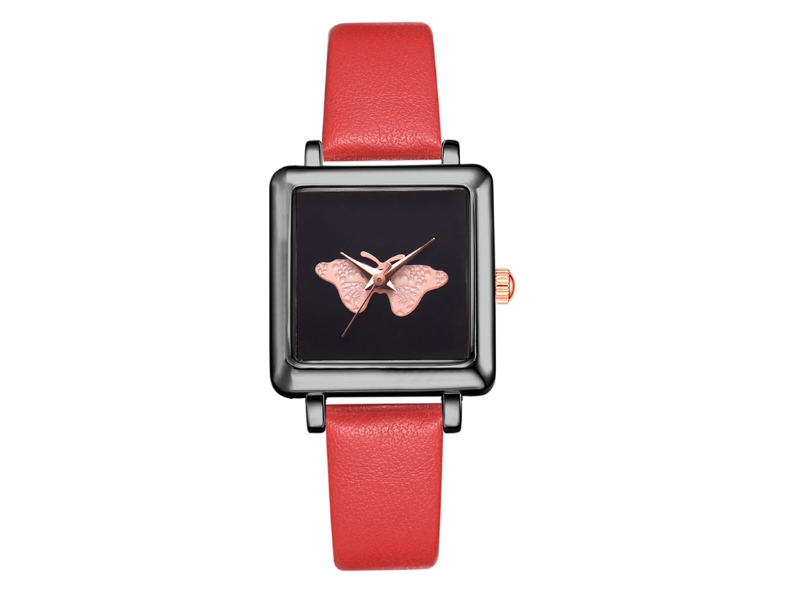 Reloj De Cuarzo Casual Para Mujer Lvpai P712, Azul, Cuadrado.