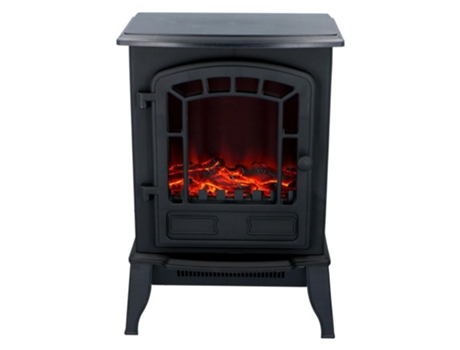 Chimenea Eléctrica 2000W Termostato Efecto Fuego 2000W