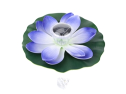 Lámpara Flotante Solar Led Con Forma De Nenúfar Y Efecto De Cambio De Color Para Piscinas Y Jardines.
