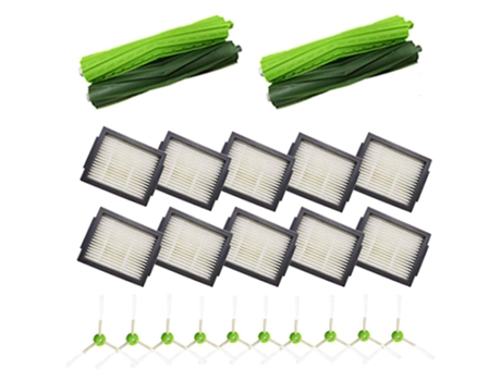 24 peças para filtro irobot roomba i7 i3 i4 i6 i8 i8 plus e5 e6 series