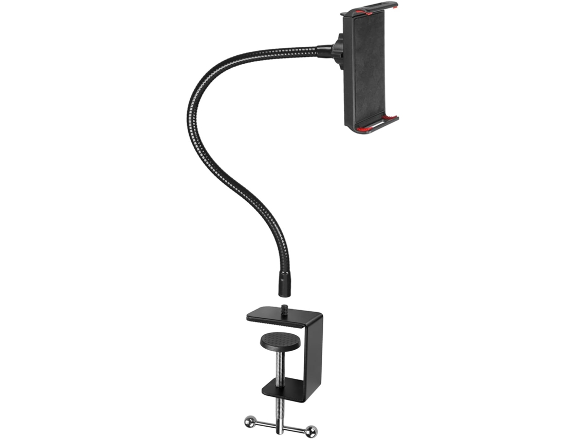 Soporte Para Teléfono Flexible Y Ajustable Con Brazo De Base Metálico Antideslizante