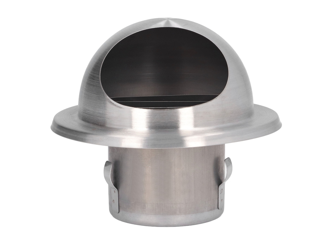 Rejilla De Ventilación De Acero Inoxidable Extractor Externo Redondo De Acero Inoxidable Con Nariz De Toro Para Escape
