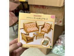 Muñeca de anime para guardería, escuela primaria feliz, castillo arcoíris, autobús escolar, casa del árbol, juguetes Mdug