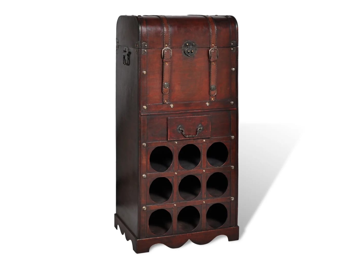 Bodega para 9 botellas de vino DKD HOME DECOR