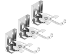 3piezas Soporte Cortinas Roller Blind Brackets Para Persiana Enrollable Fijación Superior Antiviento Accesorios Compactos Y Resistente