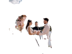 Arco para bodas, construcción de metal resistente, diseño elegante, blanco, XXL OEM