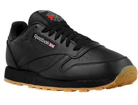 Zapatillas REEBOK Classic Leather Hombre (34.5 - Negro)