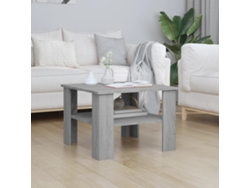 Mesa de Centro de Apoyo 60X60X42 Cm Derivados de Madera Gris Sonoma