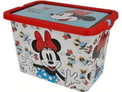 Caja de Almacenamiento MINNIE MOUSE 62353 Blanco (18 x 29 x 19 cm)