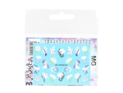 Pegatinas Autoadhesivas Para Uñas Con Diseño Grabado, Decoración Para Salones De Belleza (flor)