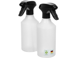 Botella Pulverizadora Ecológica De Pe Verde, 500 Ml X 2, Boquilla Ajustable, Apta Para Plantas Y Limpieza, Eficiente, Apta Para Uso Doméstic