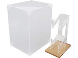 Soporte Para Mando De Videojuegos Con Tapa, Expositor De Escritorio Desmontable De Acrílico Transparente.