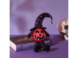 Peluche De Calabaza De Halloween Con Luces, Regalo Decorativo Para Mesa.