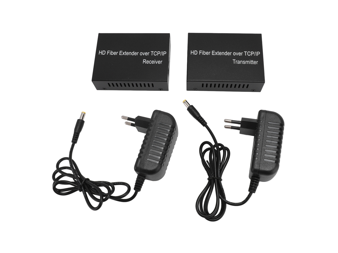 Extensor de fibra KVM 1080p 60 Hz de baja latencia