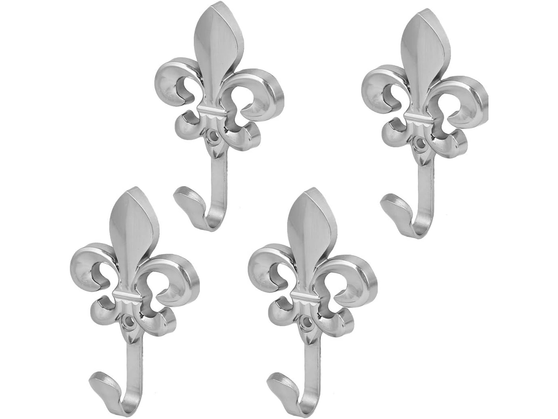 4 Ganchos De Pared Para Baño Y Sala De Estar, Colgadores De Toallas