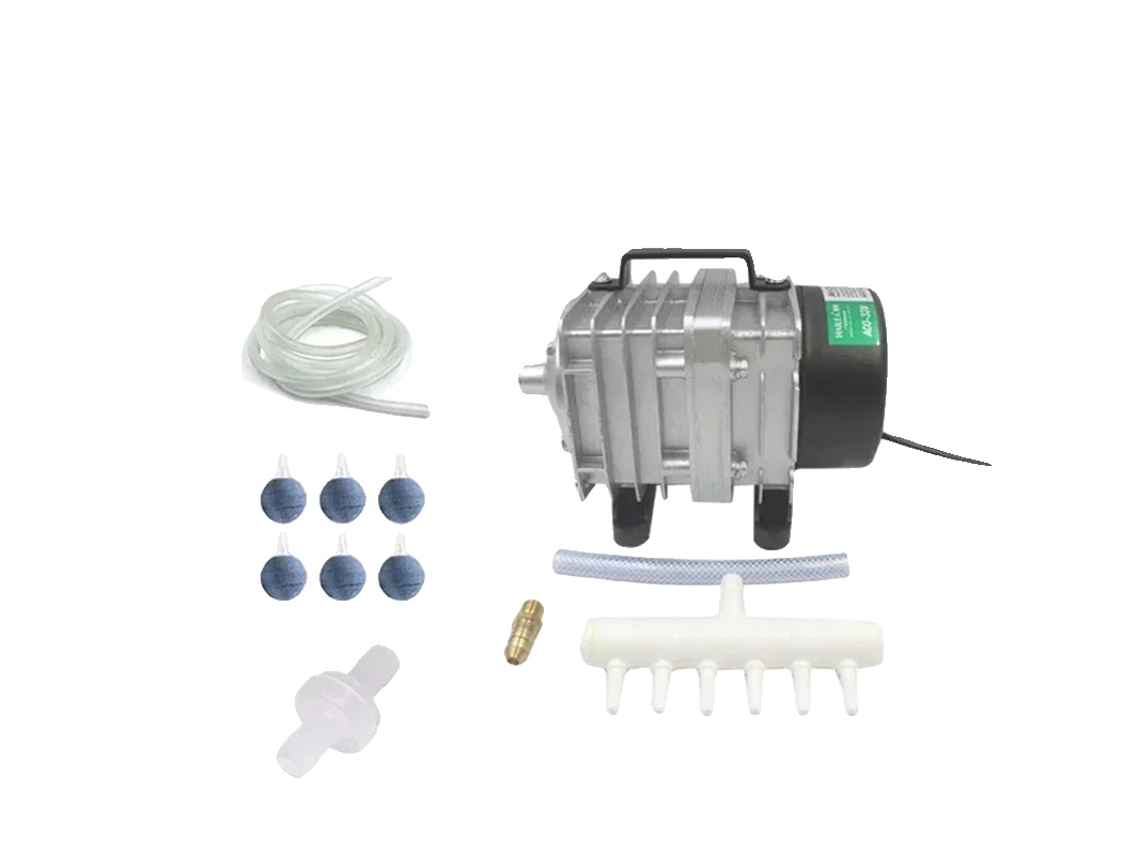 Compresores de aire Hailea OEM, diseñados para peces, accesorios Aco 308, accesorios 328 de 60 W, adaptador UE de 220 V, 50 Hz (60 W)