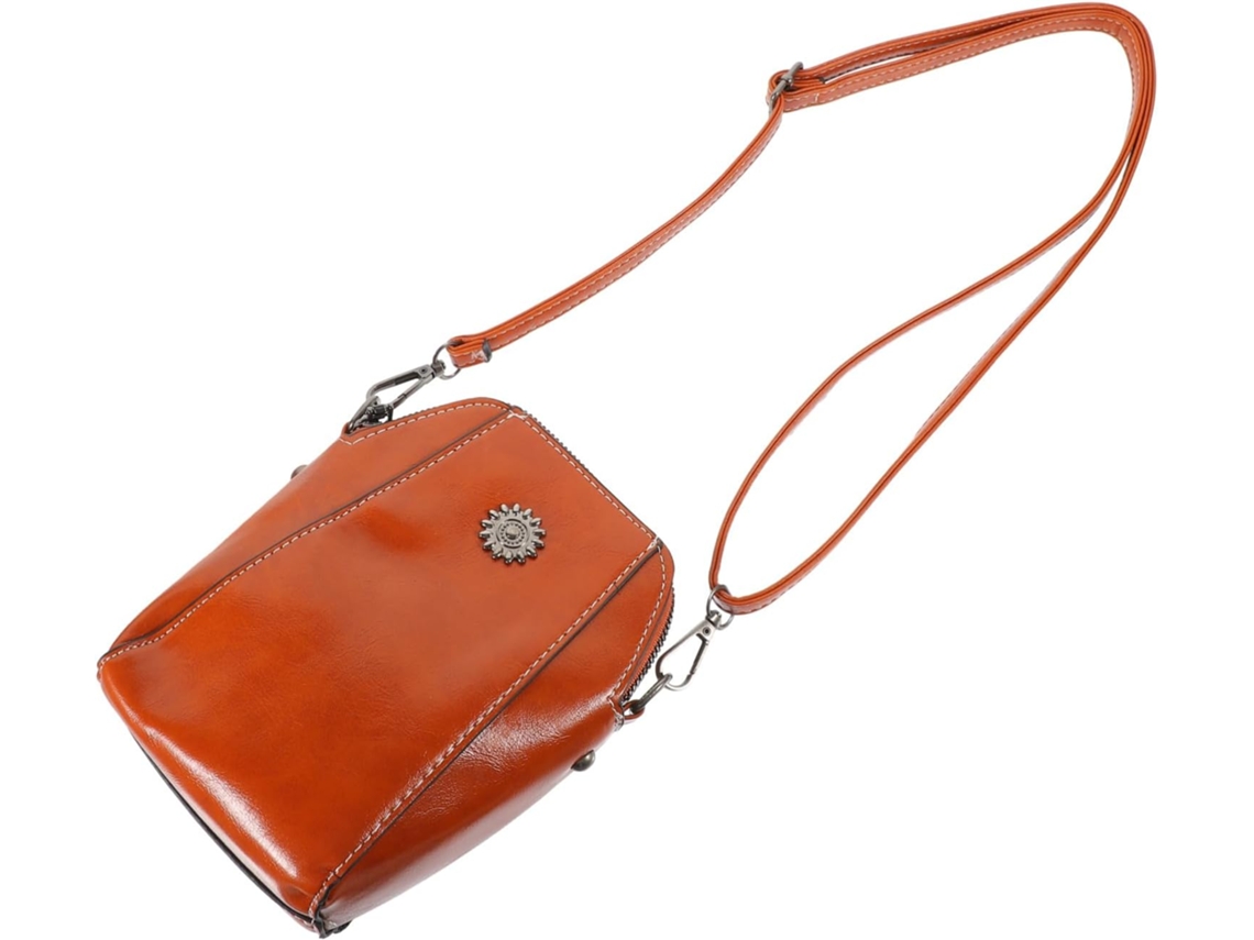 Bolso Pequeño De Hombro De Piel Sintética Con Cierre De Cremallera, Mini Bolso Versátil.