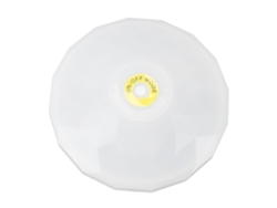 Luz flotante para piscina con forma de diamante que cambia de color y funciona con pilas