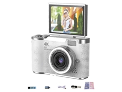 Minicámara portátil con pantalla articulada, cámara de vídeo HD para estudiantes, niños, adolescentes y viajes. TAISHENGDA