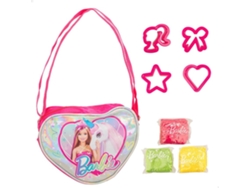 BARBIE Bolsa Corazón Purpurina con Plastilina y Moldes