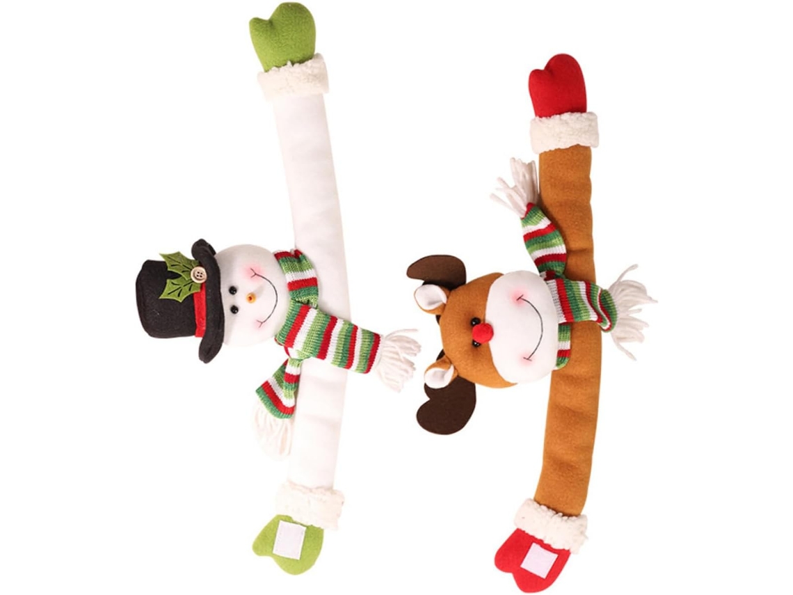 3 Juegos De Lazos Navideños Con Forma De Alce, Accesorios De Decoración, 2 Piezas *