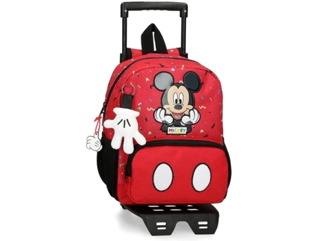 Mochila con Ruedas DISNEY Mickey It´S A Mickey Thing Rojo (23x28x10 cm)