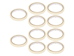 10-20 Rollos De Cinta Adhesiva Blanca Para Enmascarar Pintura (metros)
