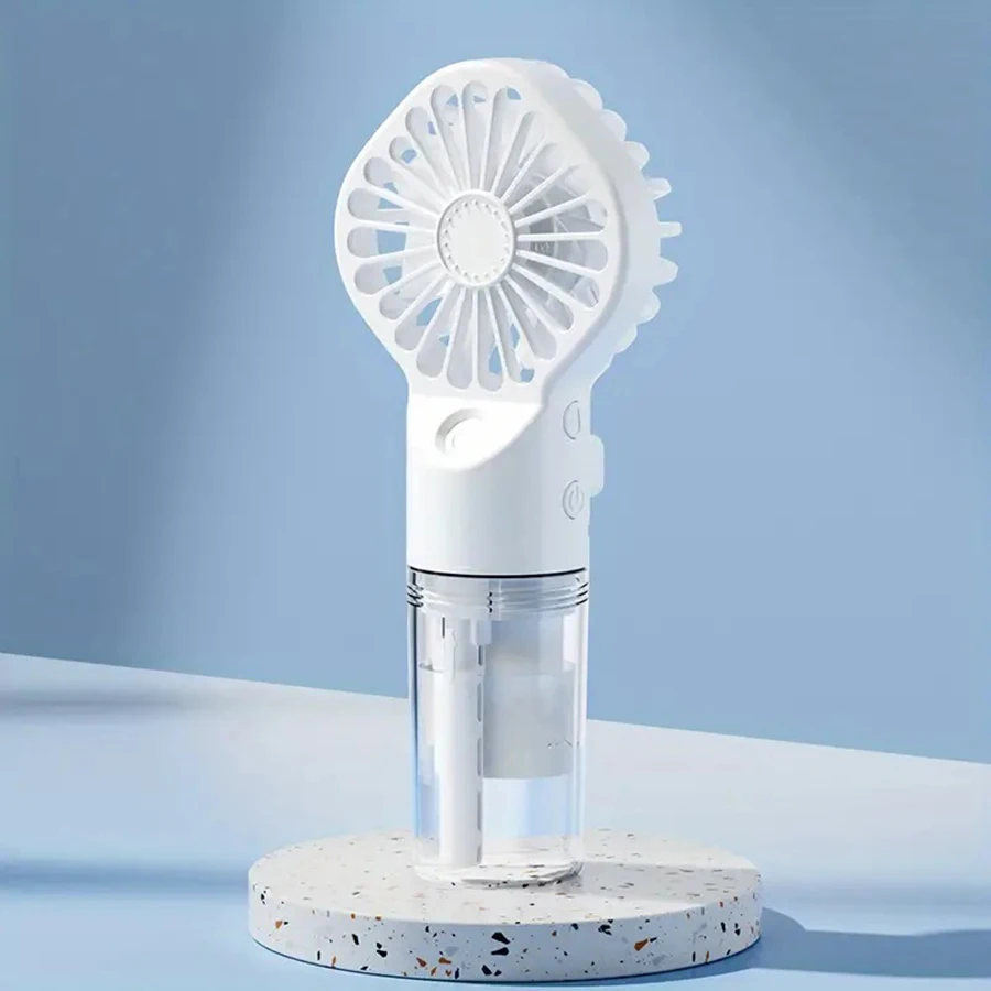 Ventilador Pulverizador Portátil Recargable (blanco) - Mini Ventilador Humidificador Recargable Por Usb