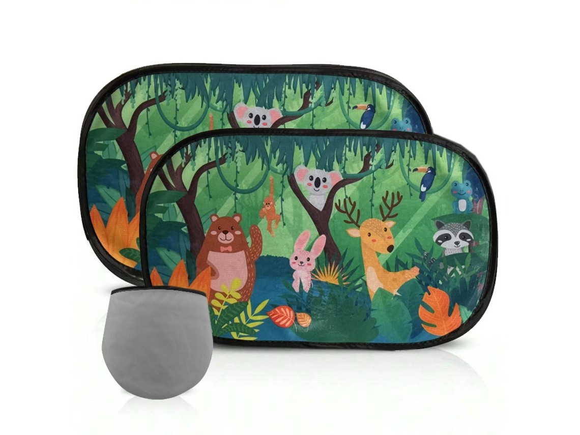Parasol Infantil Para Coche Henten Home 51 X 31 Cm - Protección Solar Y Contra El Calor (2 Unidades)