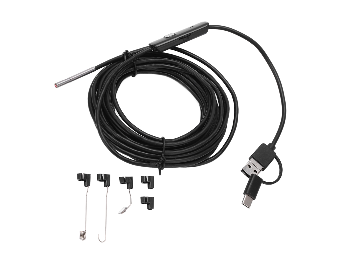 An100-3.9 Cámara De Inspección Endoscópica Led Hd De 3,9 Mm Con Cable Rígido De 10 M Para La Industria Automotriz.