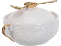 Tazón para sopa con tapa, tazón multifuncional para frutas y postres, práctico accesorio de cocina. Chaberlu
