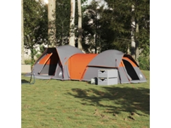 Tienda de campaña impermeable para 5 personas, gris y naranja, Wsd694017 Lovely Home
