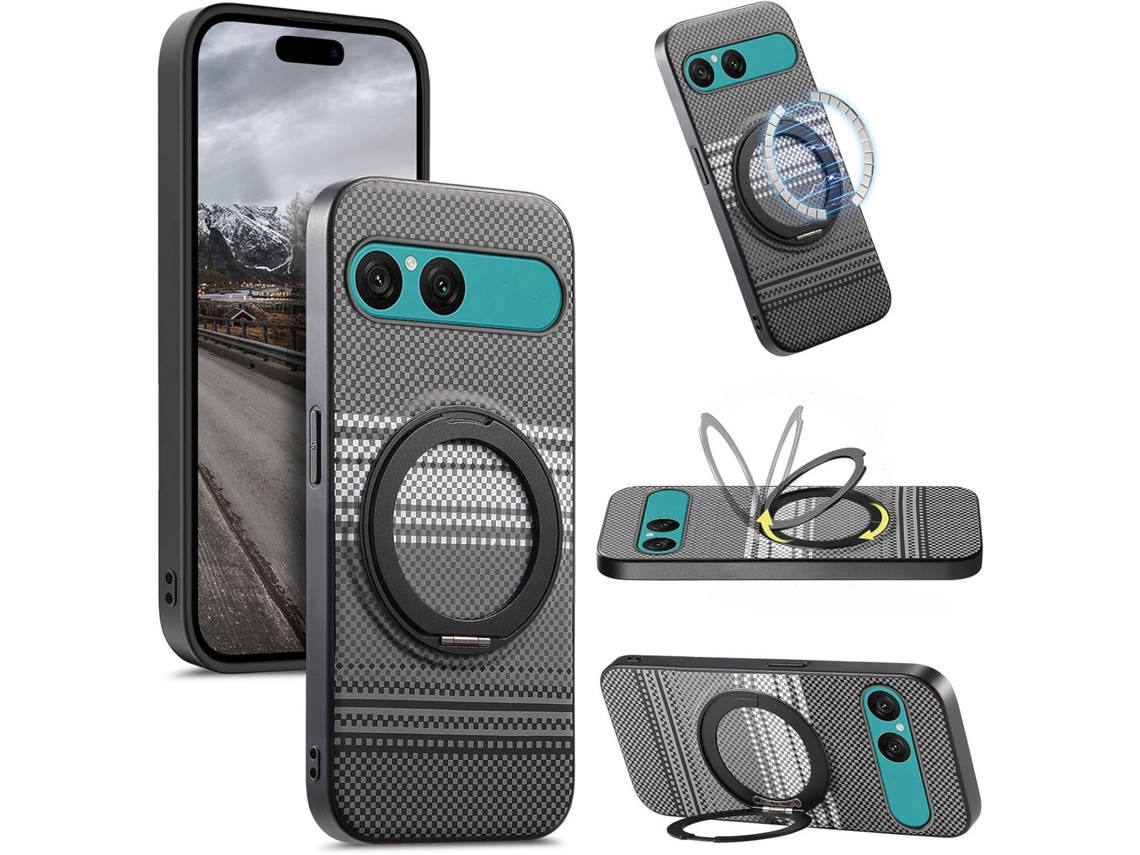 Funda Para Sony Xperia 10 Vii, Piel Sintética Ultrafina, Magnética, Carga Inalámbrica, Borde De Tpu Suave.