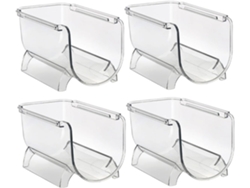 Contenedor, Para Cocina, 4 Piezas, Soporte Para Botellas, Organizador De Botellas En Contenedor Para Botellas