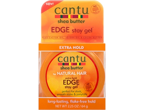 Gel para el cabello CANTU Extra Hold Edge (64 gr)