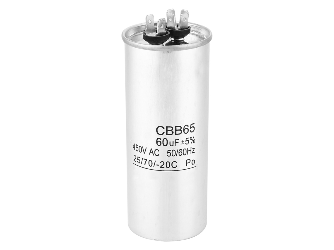 Condensador Cbb65 60uf 450v Para Motor Compresor Aire Acondicionado