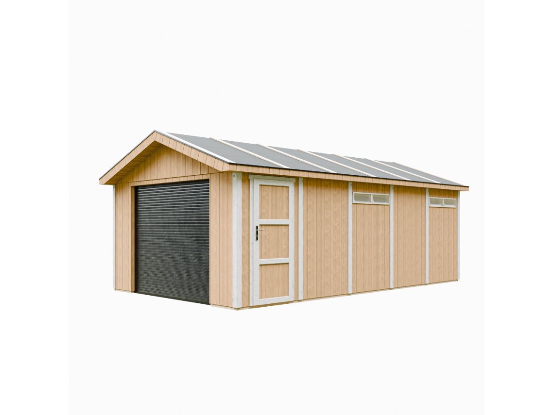Garaje de primera calidad 21 m² An. 378 x L. 648 cm Timbela M992b Harvest Honey