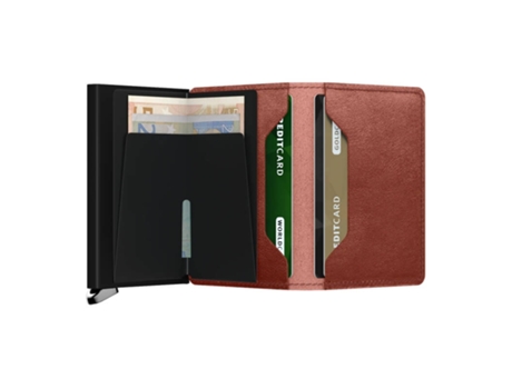 Cartera Fólio, Premium SECRID Slimwallet Basco Marrón