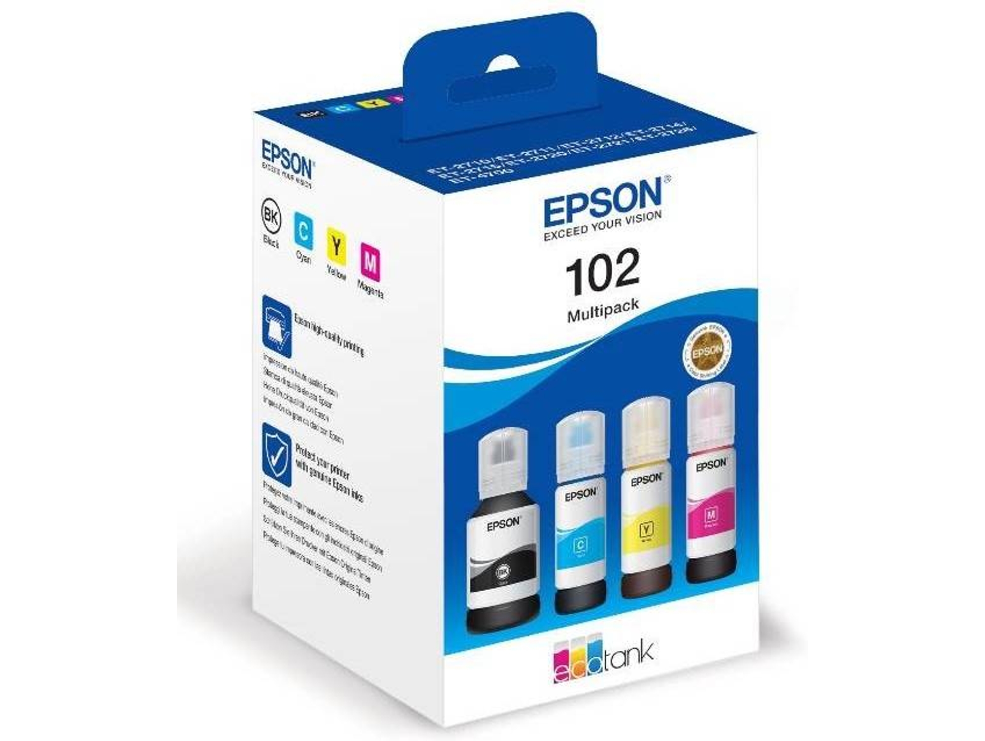 TINTEIROS EPSON 102 ECOTANK MULTIPACK