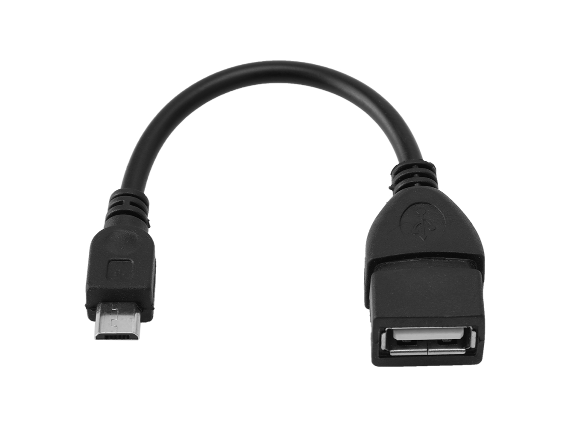 Cabo Adaptador Otg Micro Usb Para Usb Fêmea Interface V8 Para Android Celular Tablet Plug And Play