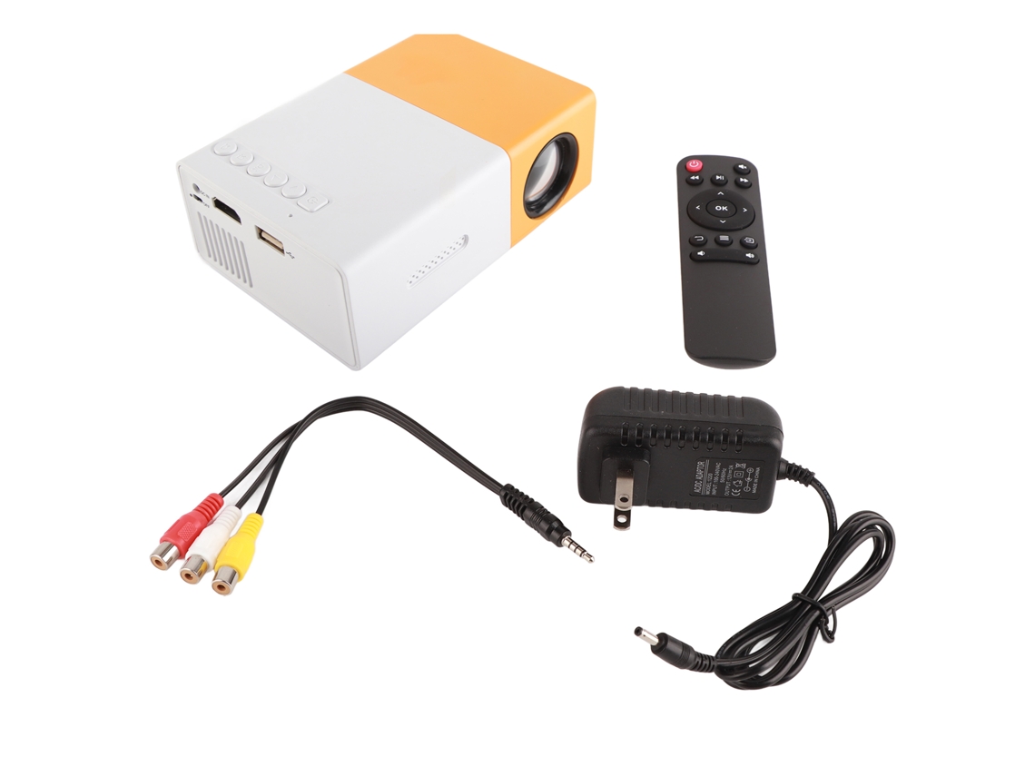 Projetor Portátil Led Hd Home Theater Com Cor Real Para Celular Pequeno E Compacto
