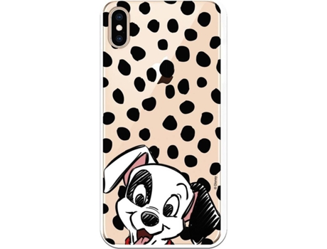Funda Apple iPhone XS LA CASA DE LAS CARCASAS 101 Dálmatas (Transparente)