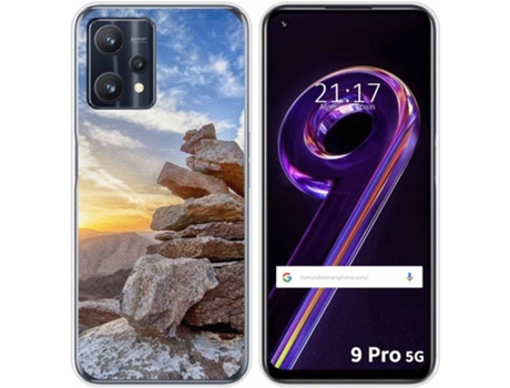 Carcasa para Realme 9 Pro 5G TUMUNDOSMARTPHONE Dibujos Sunset Multicolor