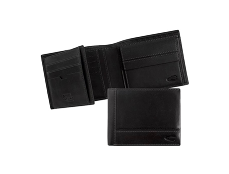 Billetera Tradicional Activa De Camello Con Soporte De Tokio Negro