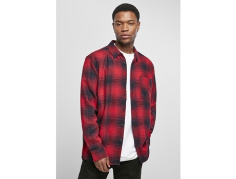 Camisa URBAN CLASSICS Hombre (Multicolor - XL)