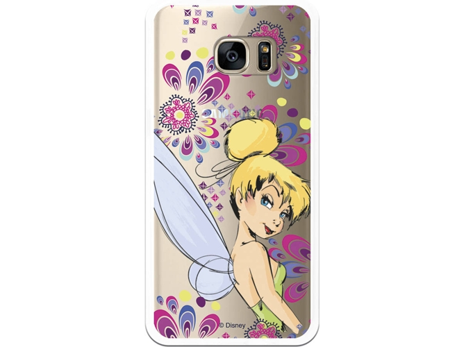Carcasa Samsung Galaxy S7 Edge DISNEY Campanilla Flores Multicolor