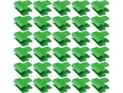30 Abrazaderas De Invernadero, Clip De 11mm, Fijaciones Plásticas, Para Túneles, Redes Y Películas De Invernadero, Plant Clips